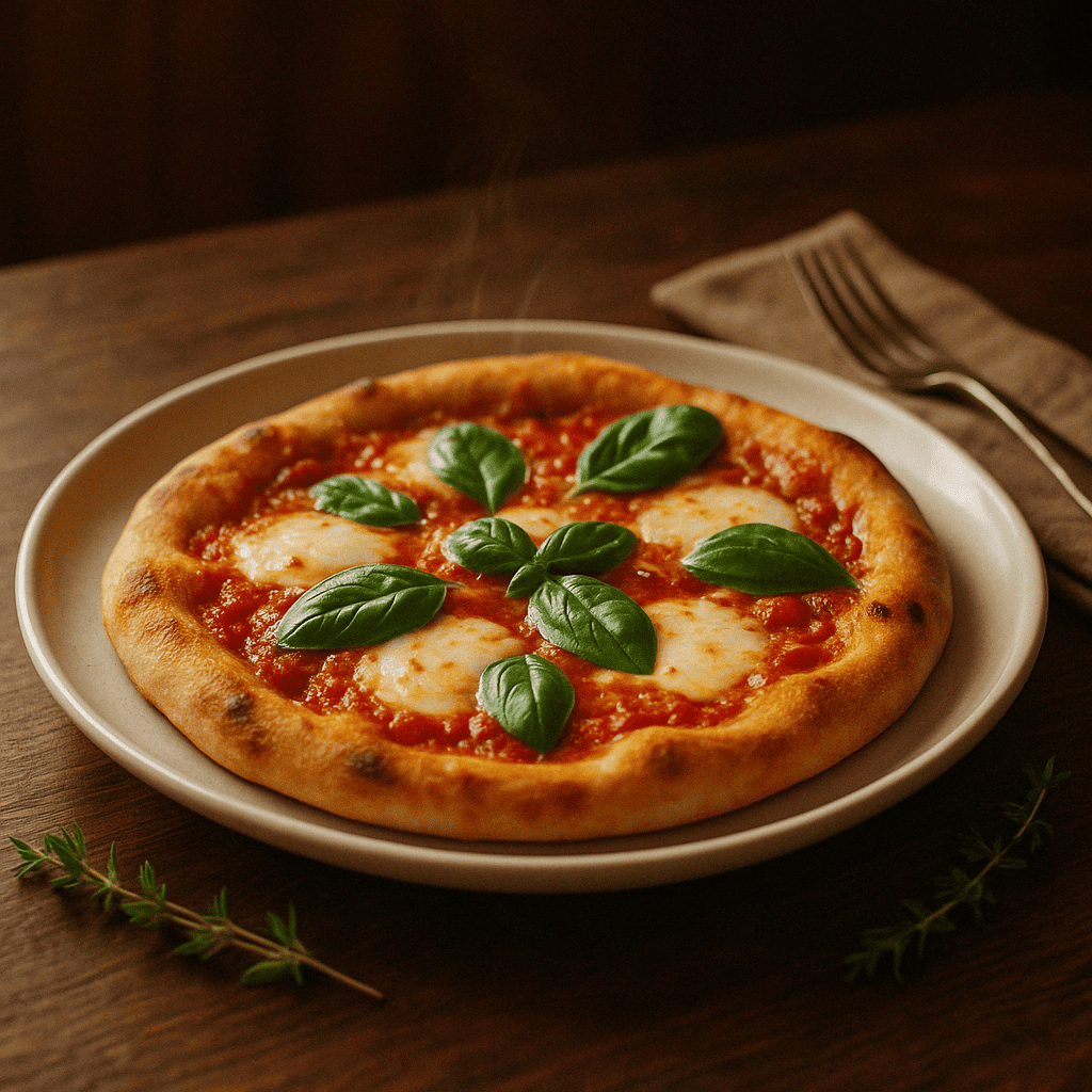 Pizza MargheritaThe Art of Making a Classic Neapolitan Pizza