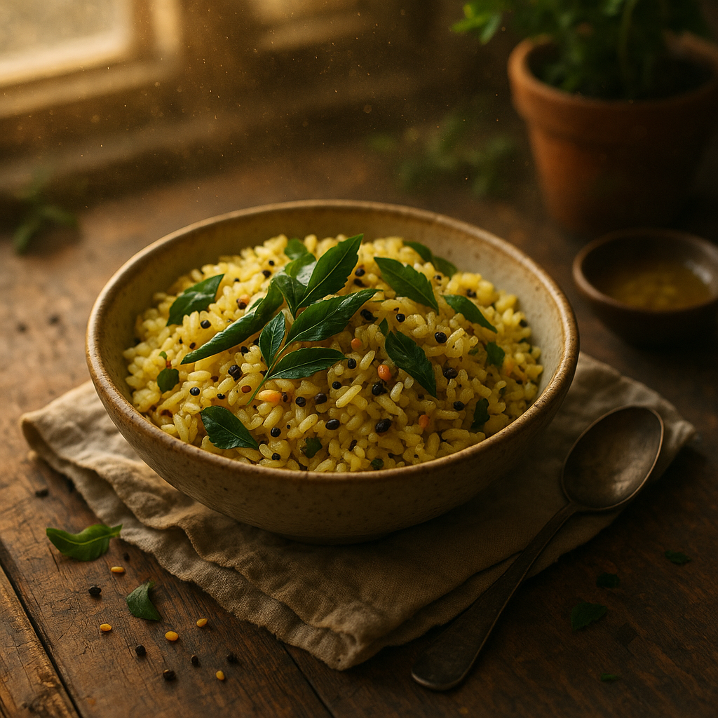 The Allure of Fragrant Southern Curry Leaf Rice: Karuveppilai Sadam